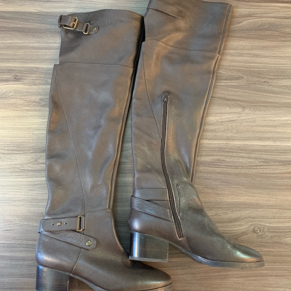 ❌SOLD❌ Leather thigh high boots